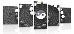 Quadri 5 pezzi – Armonico Yin e Yang