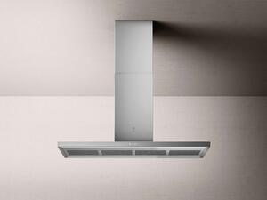 Elica Cappa Cucina Aspirante Isola Larghezza 120 cm colore Acciaio Inox - PRF0144973 THIN ISLAND IX/A/120 Thin Island