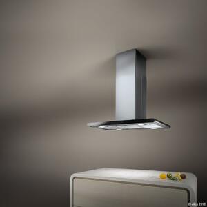 Elica Cappa Cucina Aspirante Isola Larghezza 90 cm Profondit 45 cm colore Nero / Acciaio - PRF0017852 GALAXY ISLAND BLIX/A/90x45