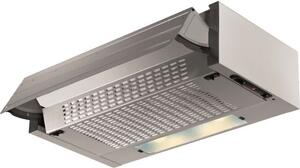 Samet Cappa Cucina Aspirante Sottopensile Incasso Larghezza 60 cm Classe D colore Alluminio - Estraibile60