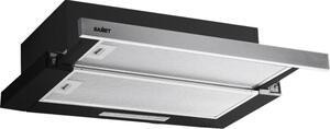 Samet Cappa Cucina Aspirante Sottopensile Incasso Larghezza 60 cm Classe D colore Nero/Inox - NewSlim60