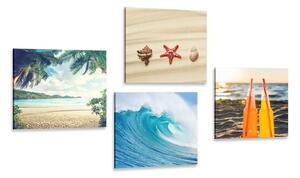Set di quadri – Vacanza al mare