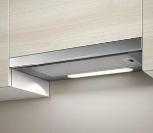 Elica Cappa Cucina Aspirante Sottopensile Incasso Larghezza 60 cm Profondit 28 cm colore Acciaio - PRF0037989 ELITE 14 LUX GRIX/A/60
