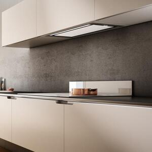 Elica Cappa Cucina Aspirante Sottopensile Incasso Larghezza 60 cm Profondit 29 cm colore Acciaio/Bianco - PRF0097676A HIDDEN IXGL/A/60