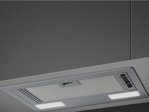 Smeg Cappa Cucina Aspirante Sottopensile Incasso Larghezza 60 cm Senza frontalino colore Grigio - KSG52E