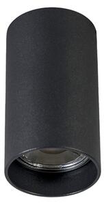 Set di 4 faretti moderni da superficie neri 5,5 cm GU10 50 mm - Tuba