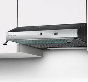 Faber Cappa Cucina Aspirante Sottopensile Incasso Larghezza 80 cm Profondit 49 cm colore Nero / Acciaio - TCH04-741