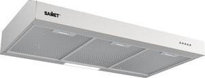 Samet Cappa Cucina Aspirante Sottopensile Incasso Larghezza 90 cm Classe D colore Inox - Tornado9025IX