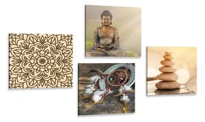 Set di quadri – Buddha armonioso