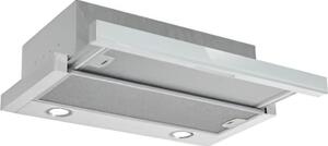 TECNOWIND Cappa Cucina Aspirante Sottopensile Incasso Larghezza 90cm Classe D Verniciata Metal Grey con Frontalino Inox S490 - K124R0596