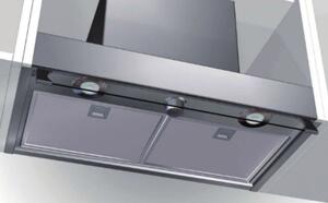 Samet Cappa Cucina Aspirante Sottopensile Incasso Larghezza 90 cm Profondit 33 cm colore Acciaio Inox - KELLER 90