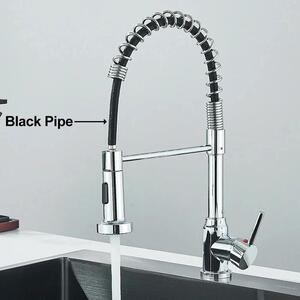 Rubinetto da cucina - Miscelatore monocomando - Per acqua filtrata - Acqua calda e fredda - Valvola in Vetroceramica - Bocca orientabile - Montaggio a filo - Ottone - Bordeaux