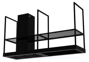 Samet Cappa Cucina Aspirante/Filtrante Isola Larghezza 180 cm Profondit 52 cm colore Nero Opaco - EROS180