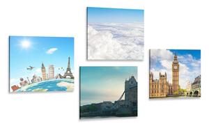 Set di quadri – Viaggio a Londra