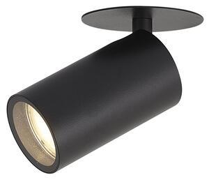 Set di 6 faretti da incasso moderni neri GU10 50mm IP44 - Chels