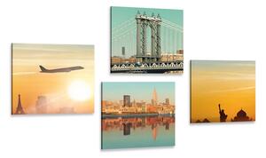 Set di quadri – Viaggio a New York