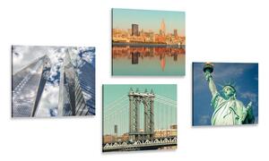 Set di quadri – Bellezze della città di New York