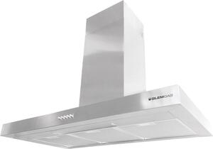 Glem Gas Cappa Cucina Filtrante a Parete Larghezza 90 cm Classe A colore Inox - GHB990IXA