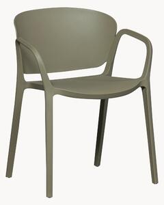 Set di 2 sedie da giardino impilabili con braccioli Bent
