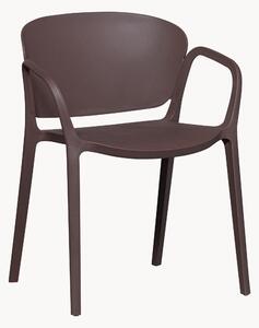 Set di 2 sedie da giardino impilabili con braccioli Bent
