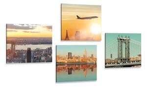 Set di quadri – Viaggio nella città di New York