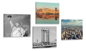 Set di quadri – New York in stile interessante