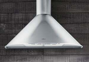 Elica Cappa Cucina Filtrante a Parete Larghezza 90 cm Profondit 55 cm colore Acciaio - 2937999A TONDA IX F/90