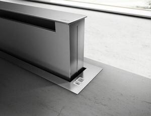 Elica Cappa Cucina Filtrante Incasso Downdraft Larghezza 90 cm Profondit 12 cm colore Inox - PRF0120980 Pandora IX/F/90
