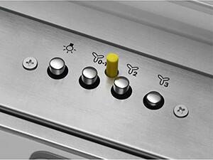Electrolux Cappa Cucina Filtrante Sottopensile da Incasso Larghezza 60 cm con Frontalino in Vetro modello Estraibile colore Inox - LFP326X Serie 600