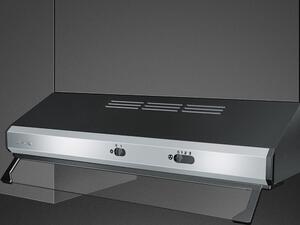 Smeg Cappa Cucina Filtrante Sottopensile Incasso Larghezza 60 cm Profondit 49 cm Classe C colore Nero / Inox - KSEC61XE3