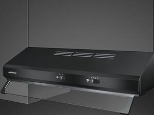 Smeg Cappa Cucina Filtrante Sottopensile Incasso Larghezza 60 cm Profondit 49 cm Classe C colore Nero - KSEC61NE3