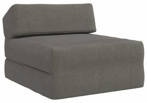 Divano Letto Pieghevole Grigio Chiaro 60 x 70 x 41 cm Tessuto