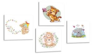 Set di quadri – Animali per bambini