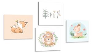 Set di quadri – Animali adorabili