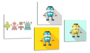 Set di quadri – Per piccoli amanti dei robot