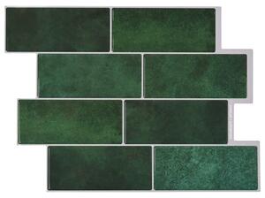 Piastrella subway 10 pcs Verde Scuro 29 x 21 cm