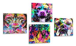 Set di quadri – In interessante stile pop art