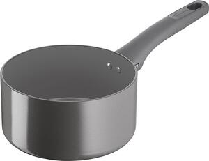LAGOSTINA Casseruola Antiaderente Induzione Fonda Manico Lungo in Alluminio 18 cm colore Grigio - Risorsa