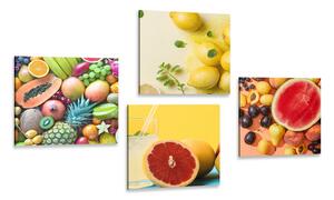 Set di quadri – Frutta vivace
