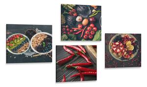 Set di quadri – Delizie culinarie