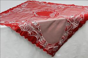 Elite Centrotavola Natalizio Tovaglia Natalizia per Tavolo 90x90 cm colore Oro - Y21247