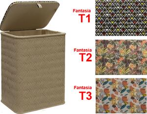 Brixo Ceste Portabiancheria 55 litri Tortora - T2