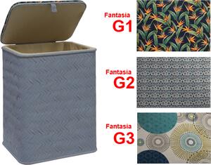 Brixo Ceste Portabiancheria 55 litri Glicine - G1