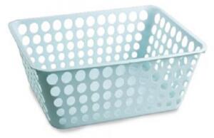 Ecoplast Cestino Portaoggetti Rettangolare 42x29x13h cm colore Azzurro Modula - PL590076
