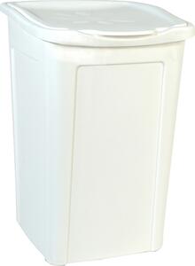 DUPLAST Cesto Portabiancheria 50 Litri in Plastica colore Bianco 6 Pezzi - 7441 Margherita