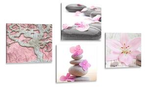 Set di quadri – Feng Shui in stile delicato