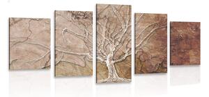Quadri 5 pezzi – Corona dell'albero