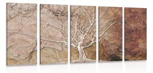 Quadri 5 pezzi – Corona dell'albero