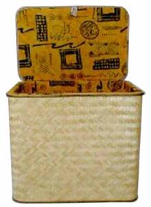 Pierluigi Enzo Cestone Vimini Cuscino 48x34 h 45 - 20222