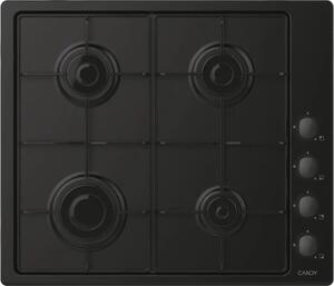 Candy CHW 6 LBB Piano Cottura 4 Fuochi a Gas 60 cm colore Nero